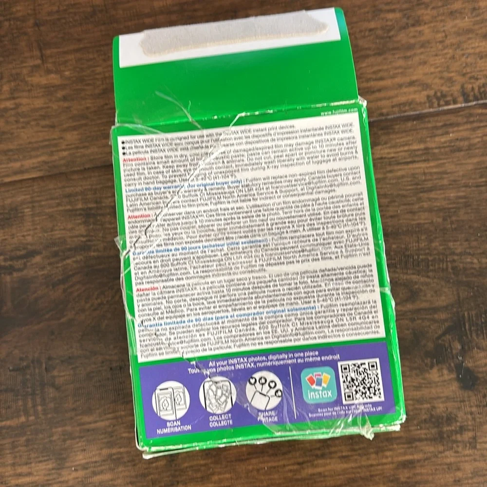 20 Sheets Prints Fujifilm‎ Instax Wide Instant Color Film